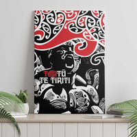 Aotearoa Toitu Te Tiriti Canvas Wall Art New Zealand Stand Together Stand Stronger LT9 - Polynesian Pride