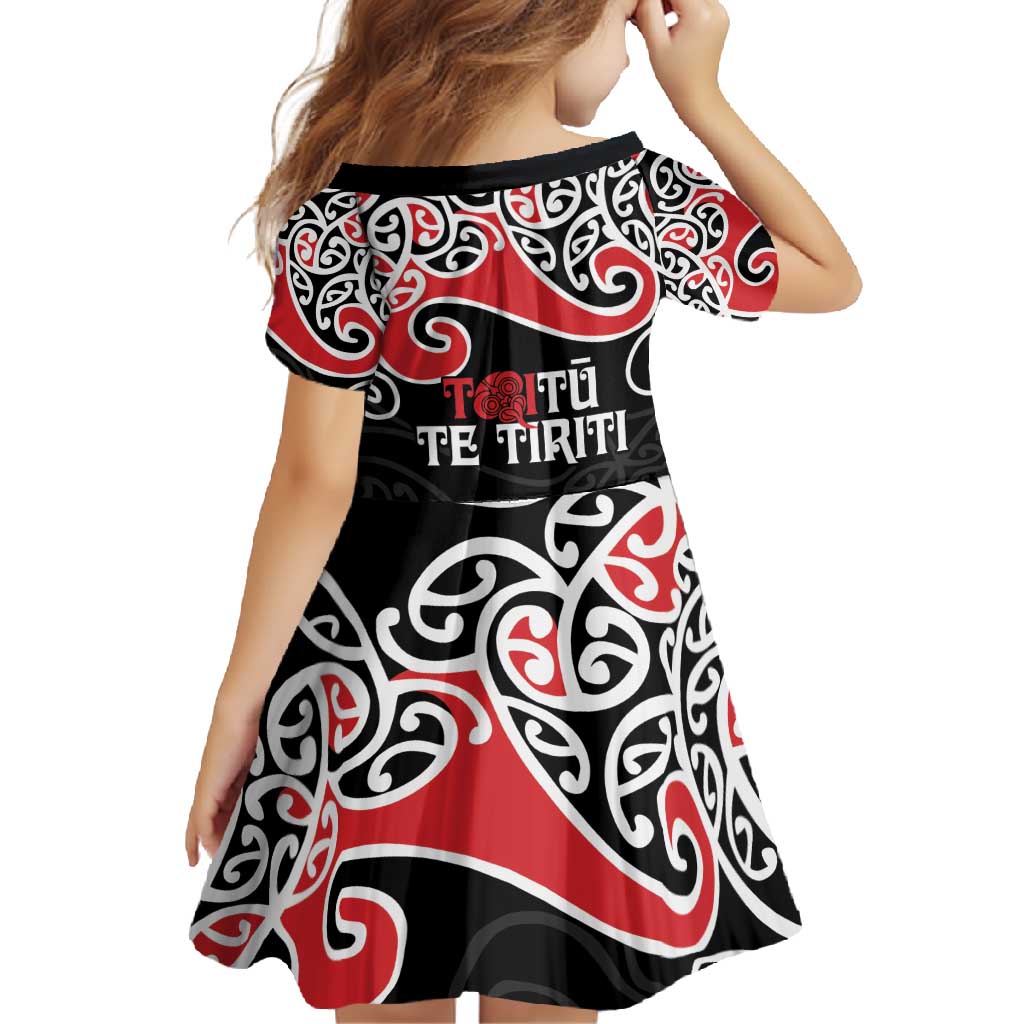 Aotearoa Toitu Te Tiriti Family Matching Off Shoulder Maxi Dress and Hawaiian Shirt New Zealand Stand Together Stand Stronger LT9 - Polynesian Pride