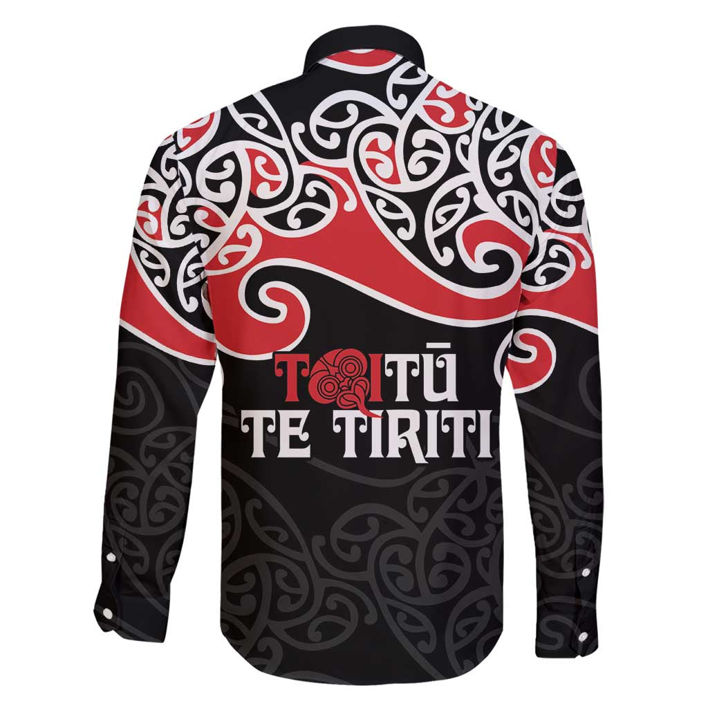 Aotearoa Toitu Te Tiriti Family Matching Short Sleeve Bodycon Dress and Hawaiian Shirt New Zealand Stand Together Stand Stronger LT9 - Polynesian Pride