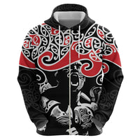 Aotearoa Toitu Te Tiriti Hoodie New Zealand Stand Together Stand Stronger LT9 - Polynesian Pride