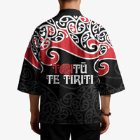 Aotearoa Toitu Te Tiriti Kimono New Zealand Stand Together Stand Stronger LT9 - Polynesian Pride