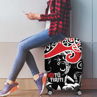Aotearoa Toitu Te Tiriti Luggage Cover New Zealand Stand Together Stand Stronger