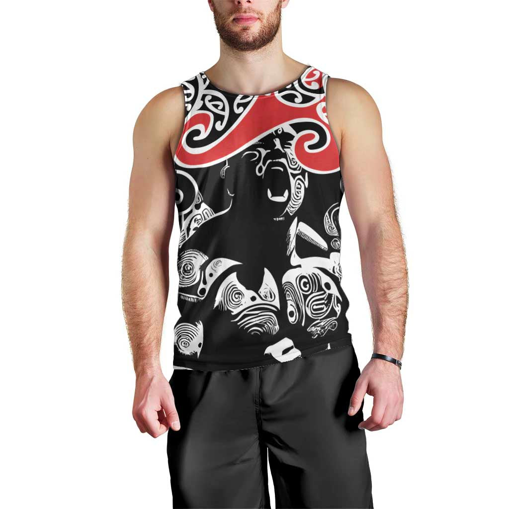 Aotearoa Toitu Te Tiriti Men Tank Top New Zealand Stand Together Stand Stronger LT9 - Polynesian Pride
