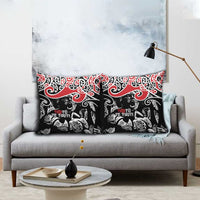 Aotearoa Toitu Te Tiriti Pillow Cover New Zealand Stand Together Stand Stronger LT9 - Polynesian Pride