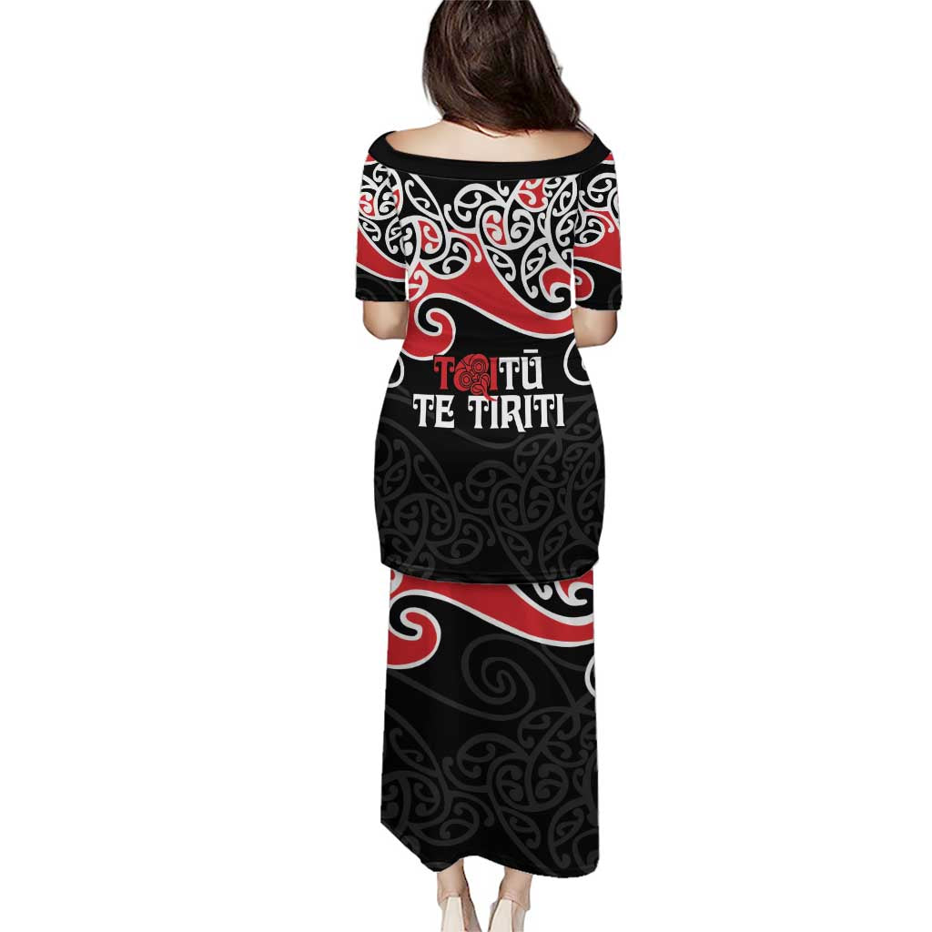 Aotearoa Toitu Te Tiriti Puletasi New Zealand Stand Together Stand Stronger LT9 - Polynesian Pride
