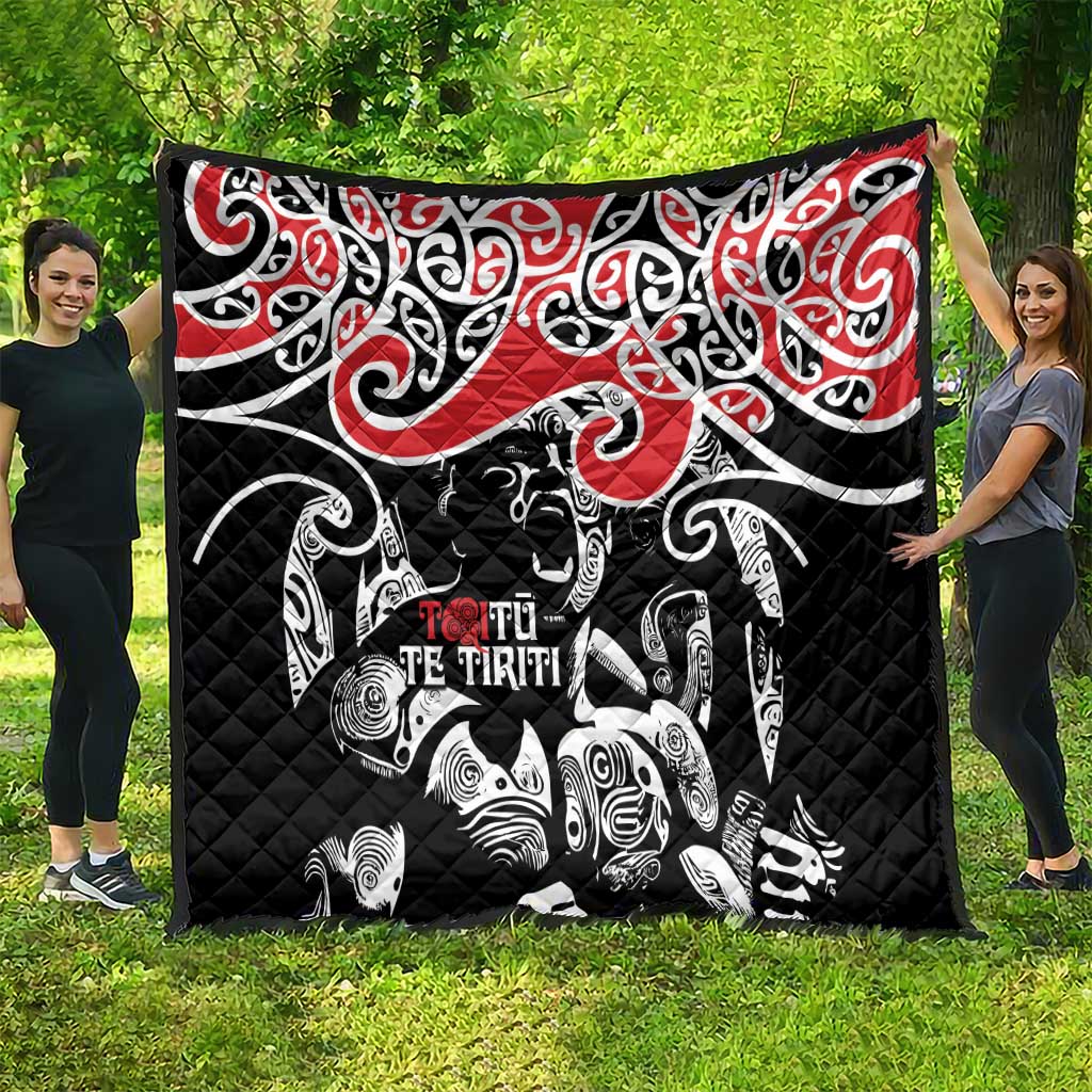Aotearoa Toitu Te Tiriti Quilt New Zealand Stand Together Stand Stronger LT9 - Polynesian Pride