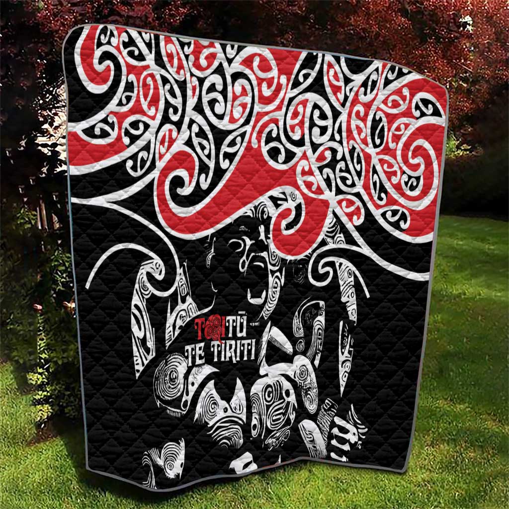 Aotearoa Toitu Te Tiriti Quilt New Zealand Stand Together Stand Stronger LT9 - Polynesian Pride