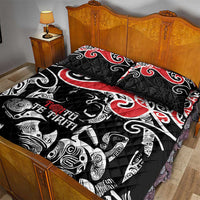 Aotearoa Toitu Te Tiriti Quilt Bed Set New Zealand Stand Together Stand Stronger LT9 - Polynesian Pride