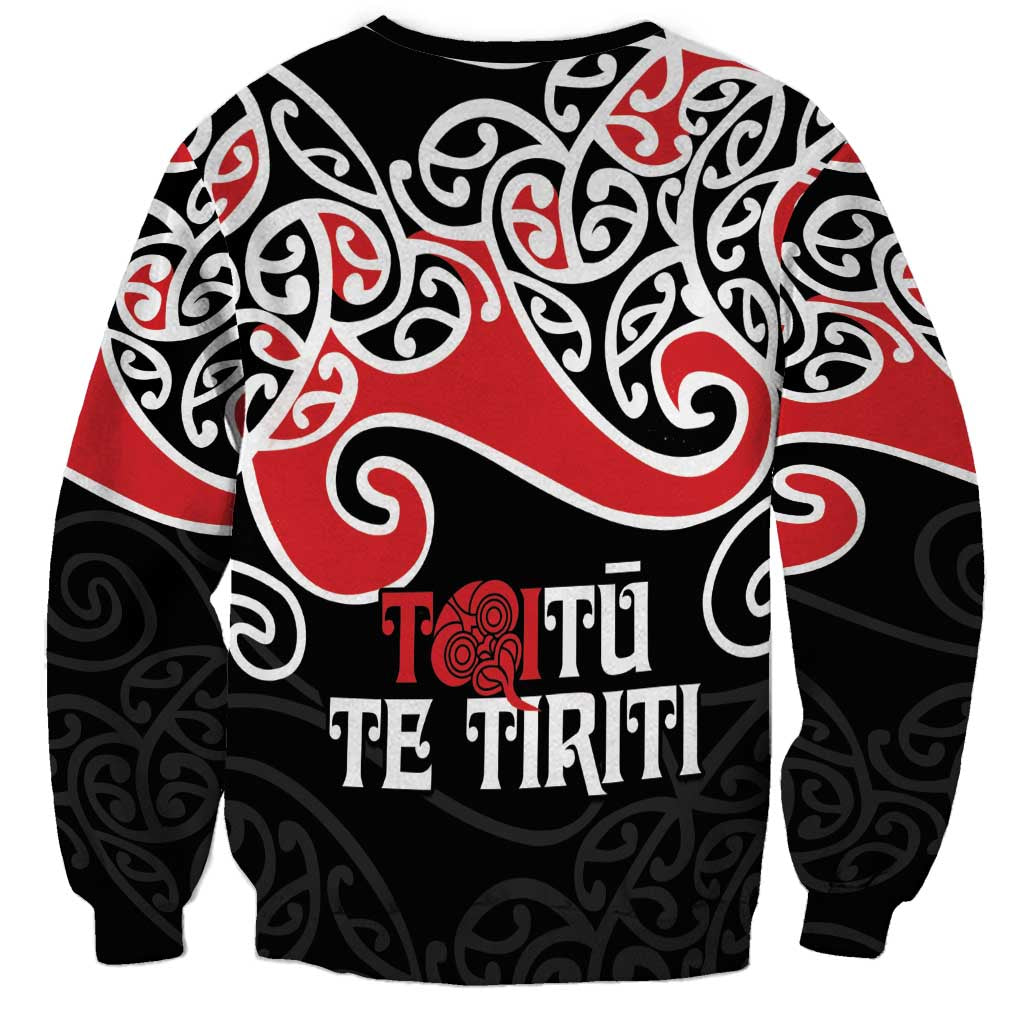 Aotearoa Toitu Te Tiriti Sweatshirt New Zealand Stand Together Stand Stronger