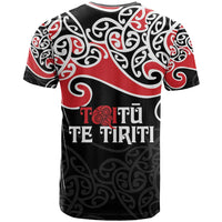 Aotearoa Toitu Te Tiriti T Shirt New Zealand Stand Together Stand Stronger LT9 - Polynesian Pride