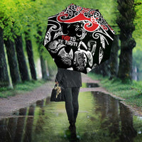 Aotearoa Toitu Te Tiriti Umbrella New Zealand Stand Together Stand Stronger LT9 - Polynesian Pride