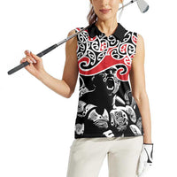 Aotearoa Toitu Te Tiriti Women Sleeveless Polo Shirt New Zealand Stand Together Stand Stronger LT9 - Polynesian Pride