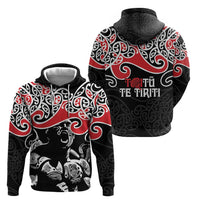 Aotearoa Toitu Te Tiriti Zip Hoodie New Zealand Stand Together Stand Stronger LT9 - Polynesian Pride
