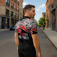 Aotearoa Toitu Te Tiriti Zipper Polo Shirt New Zealand Stand Together Stand Stronger LT9 - Polynesian Pride