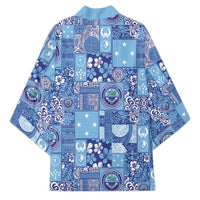 Federated States of Micronesia Merry Christmas Kimono Pacific Patchwork Xmas Vibes LT9 - Polynesian Pride