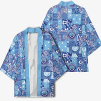 Federated States of Micronesia Merry Christmas Kimono Pacific Patchwork Xmas Vibes LT9 - Polynesian Pride