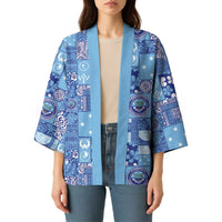 Federated States of Micronesia Merry Christmas Kimono Pacific Patchwork Xmas Vibes LT9 - Polynesian Pride