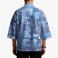 Federated States of Micronesia Merry Christmas Kimono Pacific Patchwork Xmas Vibes LT9 - Polynesian Pride