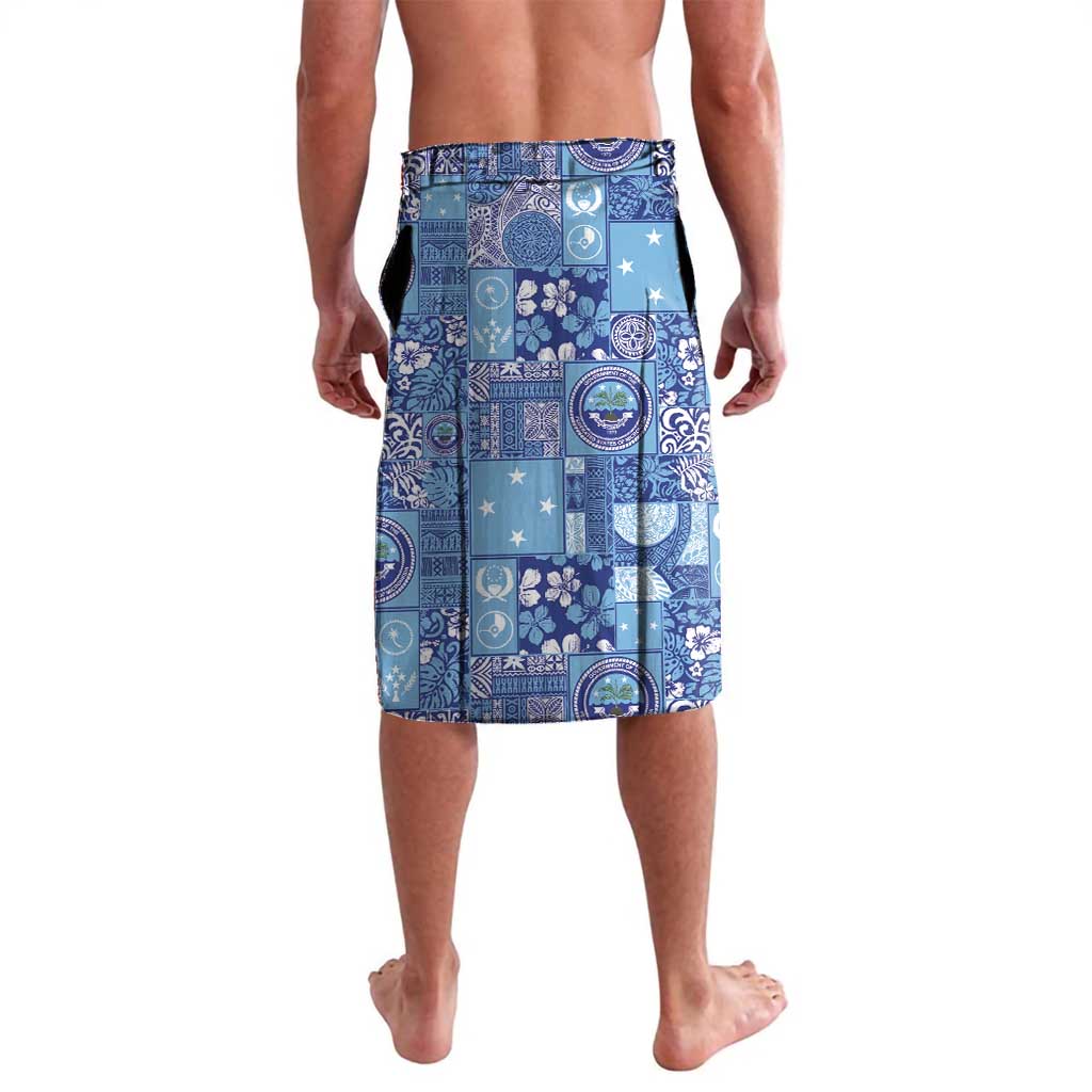 Federated States of Micronesia Merry Christmas Lavalava Pacific Patchwork Xmas Vibes - Polynesian Pride
