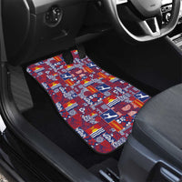 Kiribati Tekeraoi n te Kiritimati Car Mats Pacific Patchwork Xmas Vibes LT9 - Polynesian Pride