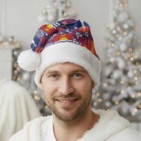 Kiribati Tekeraoi n te Kiritimati Christmas Santa Hat Pacific Patchwork Xmas Vibes - Polynesian Pride