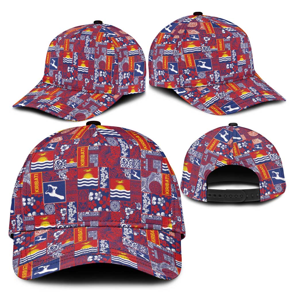 Kiribati Tekeraoi n te Kiritimati Classic Cap Pacific Patchwork Xmas Vibes - Polynesian Pride