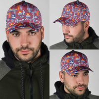 Kiribati Tekeraoi n te Kiritimati Classic Cap Pacific Patchwork Xmas Vibes - Polynesian Pride