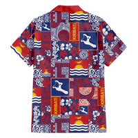 Kiribati Tekeraoi n te Kiritimati Family Matching Summer Maxi Dress and Hawaiian Shirt Pacific Patchwork Xmas Vibes LT9 - Polynesian Pride