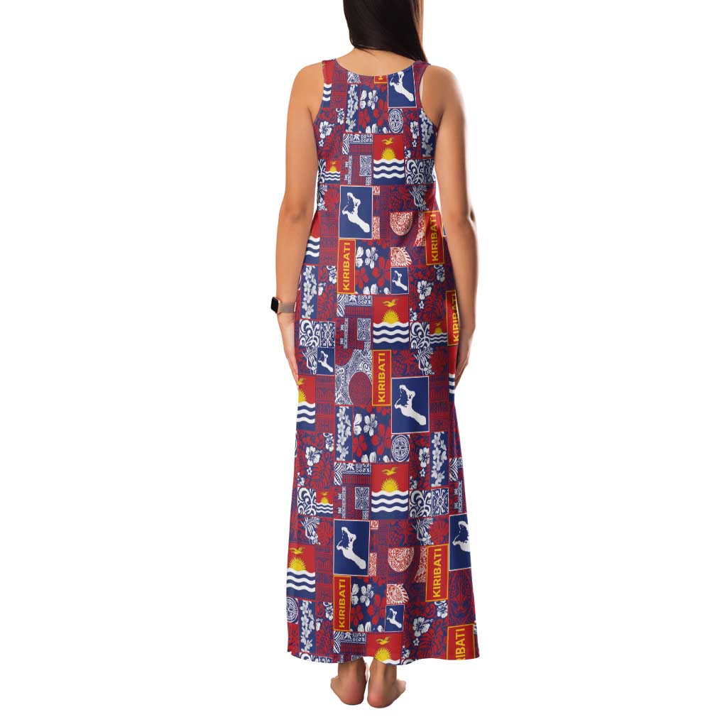 Kiribati Tekeraoi n te Kiritimati Family Matching Tank Maxi Dress and Hawaiian Shirt Pacific Patchwork Xmas Vibes LT9 - Polynesian Pride