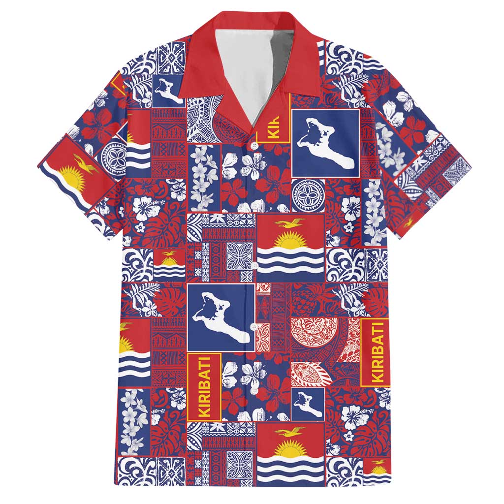 Kiribati Tekeraoi n te Kiritimati Hawaiian Shirt Pacific Patchwork Xmas Vibes - Polynesian Pride