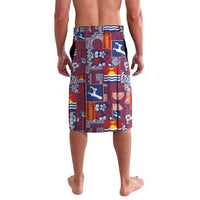 Kiribati Tekeraoi n te Kiritimati Lavalava Pacific Patchwork Xmas Vibes - Polynesian Pride
