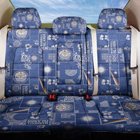 Marshall Islands Merry Christmas Back Car Seat Cover Pacific Patchwork Xmas Vibes - Polynesian Pride
