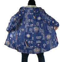 Marshall Islands Merry Christmas Cloak Pacific Patchwork Xmas Vibes - Polynesian Pride