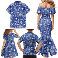 Marshall Islands Merry Christmas Family Matching Mermaid Dress and Hawaiian Shirt Pacific Patchwork Xmas Vibes LT9 - Polynesian Pride
