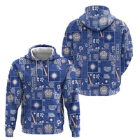 Marshall Islands Merry Christmas Hoodie Pacific Patchwork Xmas Vibes - Polynesian Pride