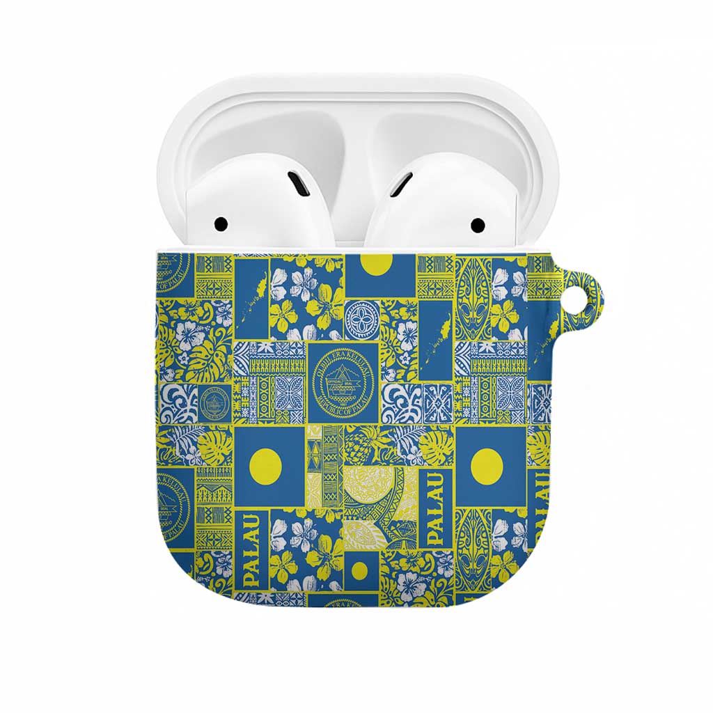 Palau Ungil Kurismas AirPods Case Pacific Patchwork Xmas Vibes - Polynesian Pride