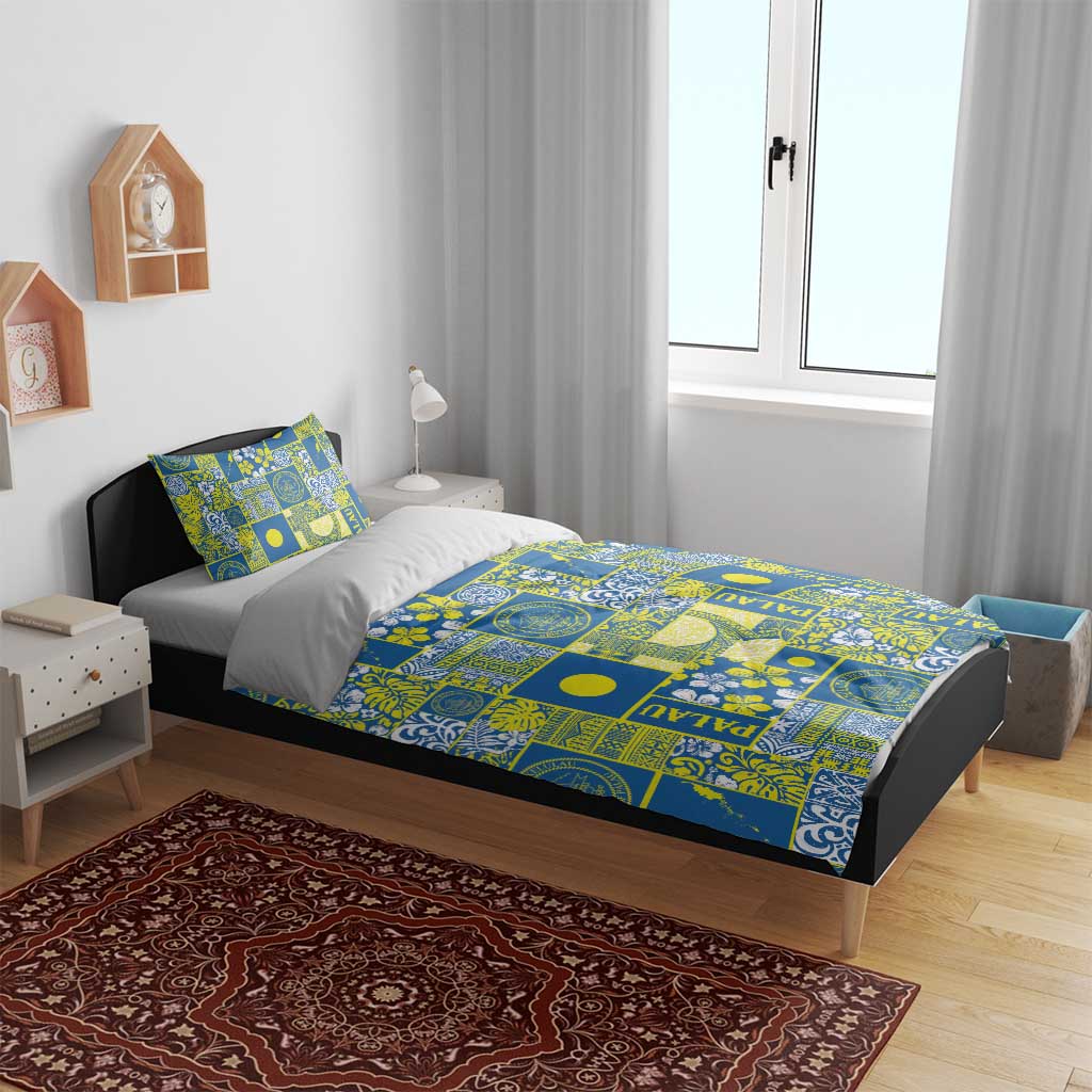Palau Ungil Kurismas Bedding Set Pacific Patchwork Xmas Vibes - Polynesian Pride
