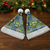 Palau Ungil Kurismas Christmas Santa Hat Pacific Patchwork Xmas Vibes - Polynesian Pride