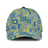 Palau Ungil Kurismas Classic Cap Pacific Patchwork Xmas Vibes - Polynesian Pride