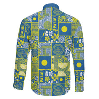 Palau Ungil Kurismas Family Matching Mermaid Dress and Hawaiian Shirt Pacific Patchwork Xmas Vibes LT9 - Polynesian Pride