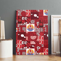 Tahiti Oaoa I Teie Noera Canvas Wall Art Pacific Patchwork Xmas Vibes LT9 - Polynesian Pride