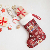 Tahiti Oaoa I Teie Noera Christmas Stocking Pacific Patchwork Xmas Vibes LT9 - Polynesian Pride