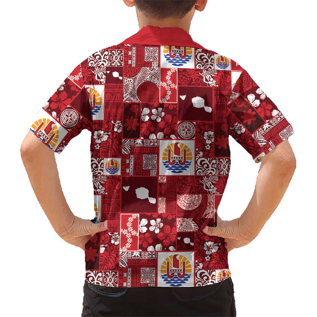Tahiti Oaoa I Teie Noera Family Matching Summer Maxi Dress and Hawaiian Shirt Pacific Patchwork Xmas Vibes LT9 - Polynesian Pride