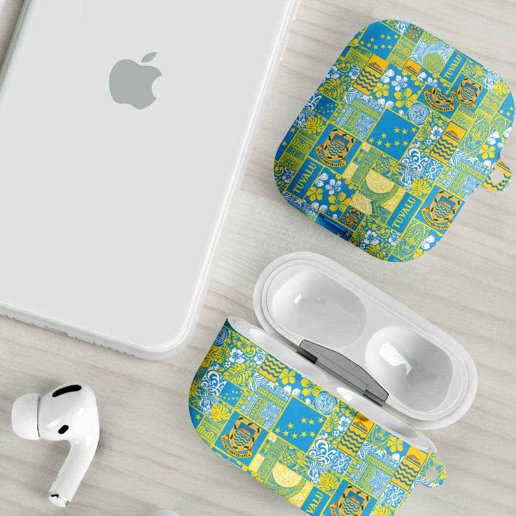 Tuvalu Manuia te Kilisimasi AirPods Case Pacific Patchwork Xmas Vibes LT9 - Polynesian Pride