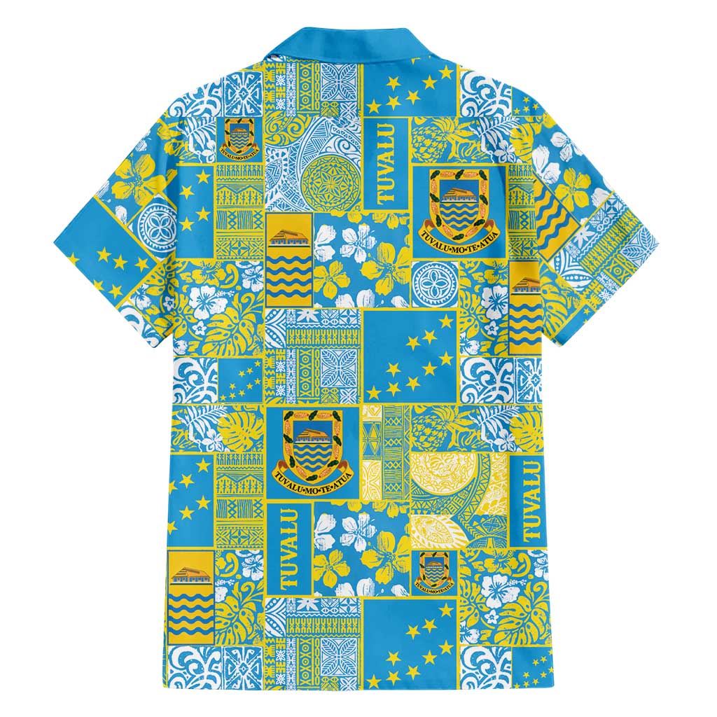 Tuvalu Manuia te Kilisimasi Hawaiian Shirt Pacific Patchwork Xmas Vibes - Polynesian Pride