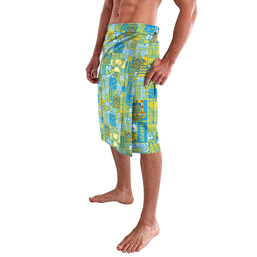 Tuvalu Manuia te Kilisimasi Lavalava Pacific Patchwork Xmas Vibes - Polynesian Pride