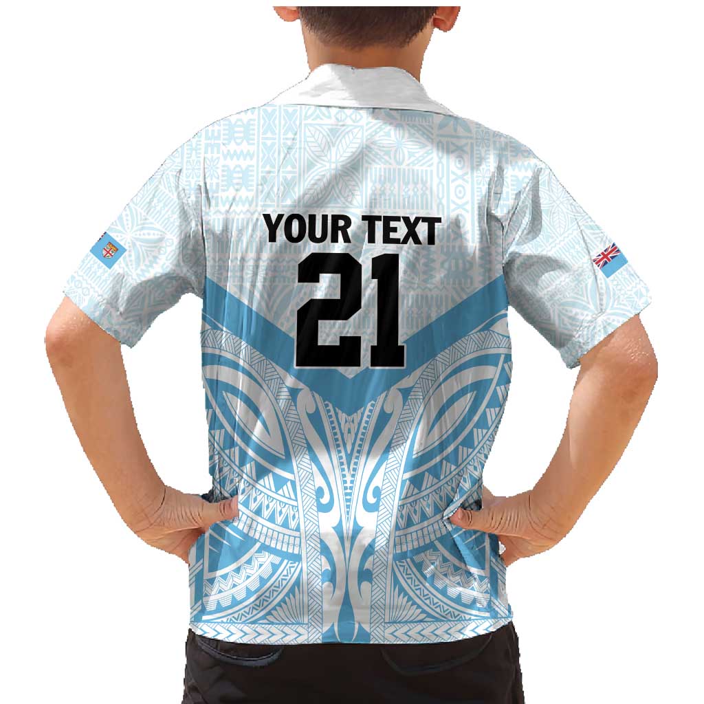 Fiji Football Custom Family Matching Mermaid Dress and Hawaiian Shirt Bula Boys Go Champions LT9 - Polynesian Pride