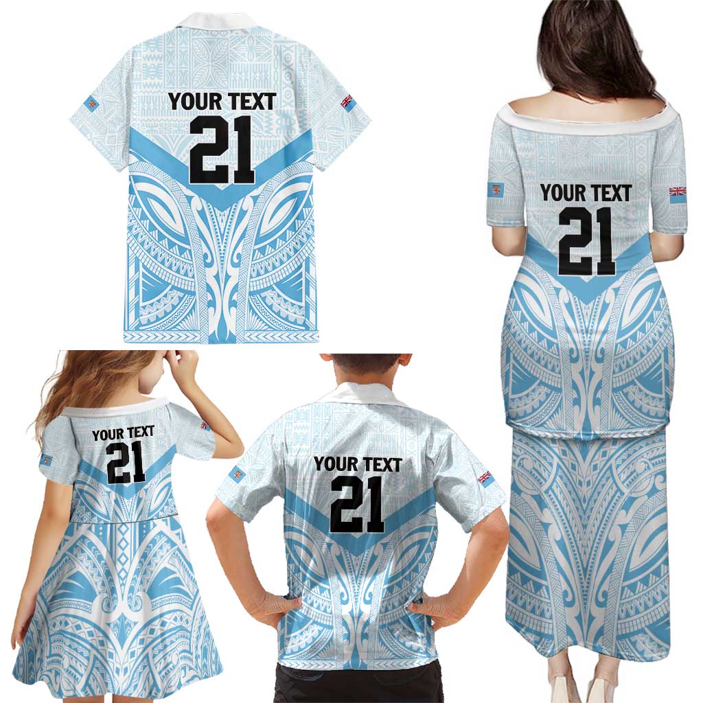 Fiji Football Custom Family Matching Puletasi and Hawaiian Shirt Bula Boys Go Champions LT9 - Polynesian Pride