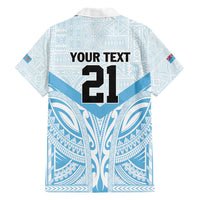 Fiji Football Custom Family Matching Short Sleeve Bodycon Dress and Hawaiian Shirt Bula Boys Go Champions LT9 - Polynesian Pride