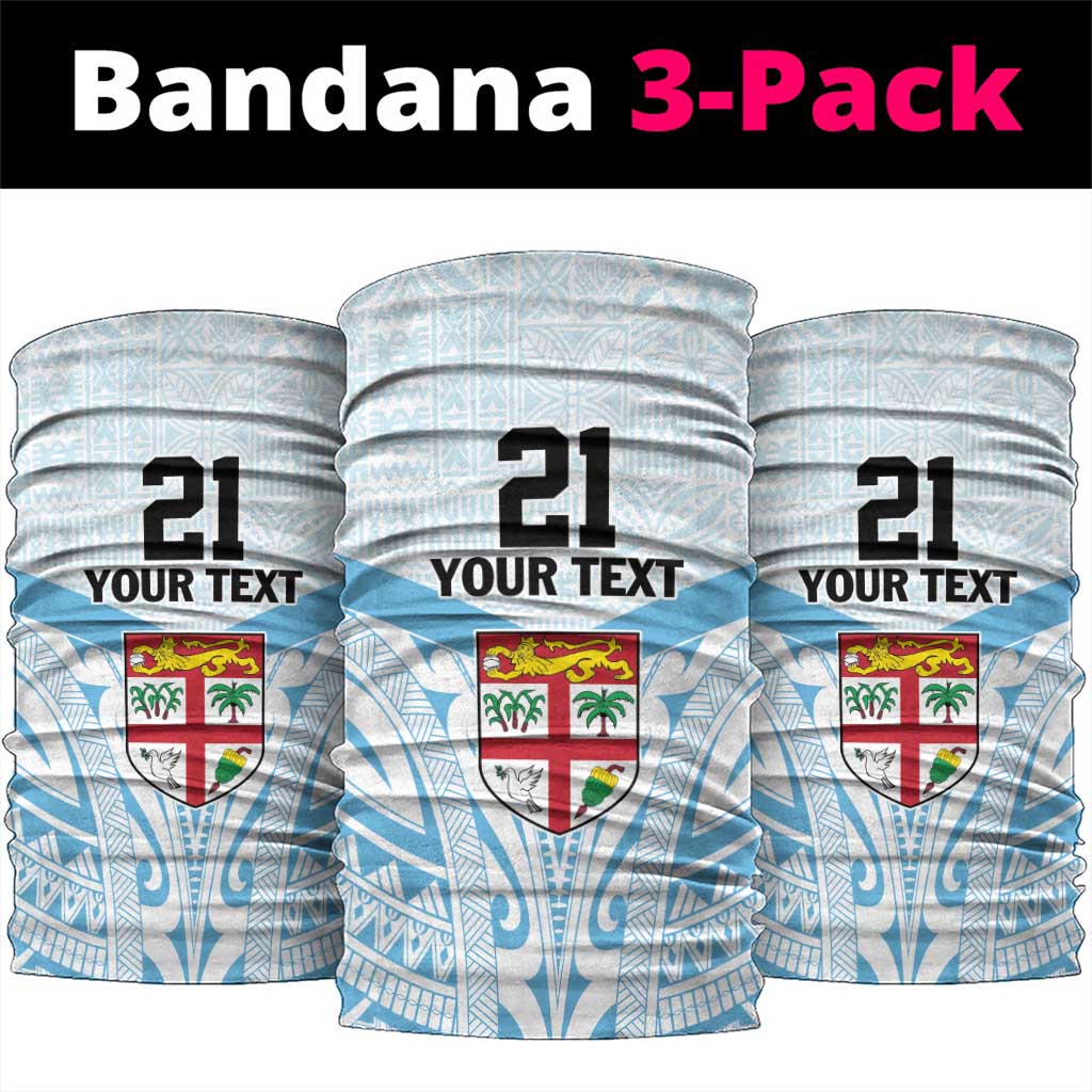 Fiji Football Custom Neck Gaiter Bula Boys Go Champions - Polynesian Pride